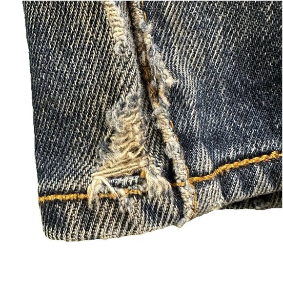 Levi’s 501 Button Fly Men’s Blue Jeans Size 31x34 - Picture 6 of 16